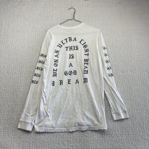 Kanye West I Feel Like Pablo Shirt Men M White Ultra Lightbeam Yeezy World Tour*